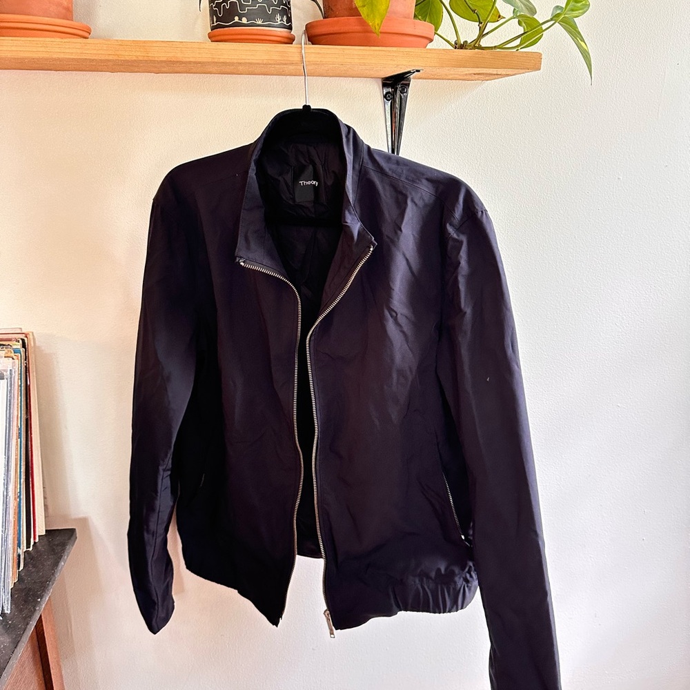 Theory Men’s Navy Zip-up Jacket